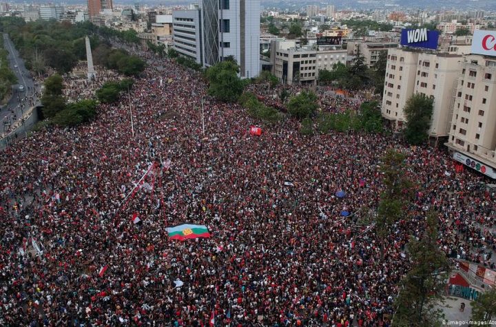 la gran marcha de chile fotografia